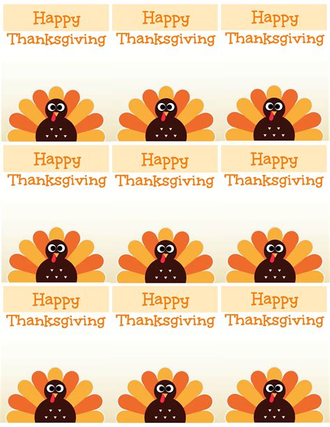 Happy Thanksgiving Cards Printable